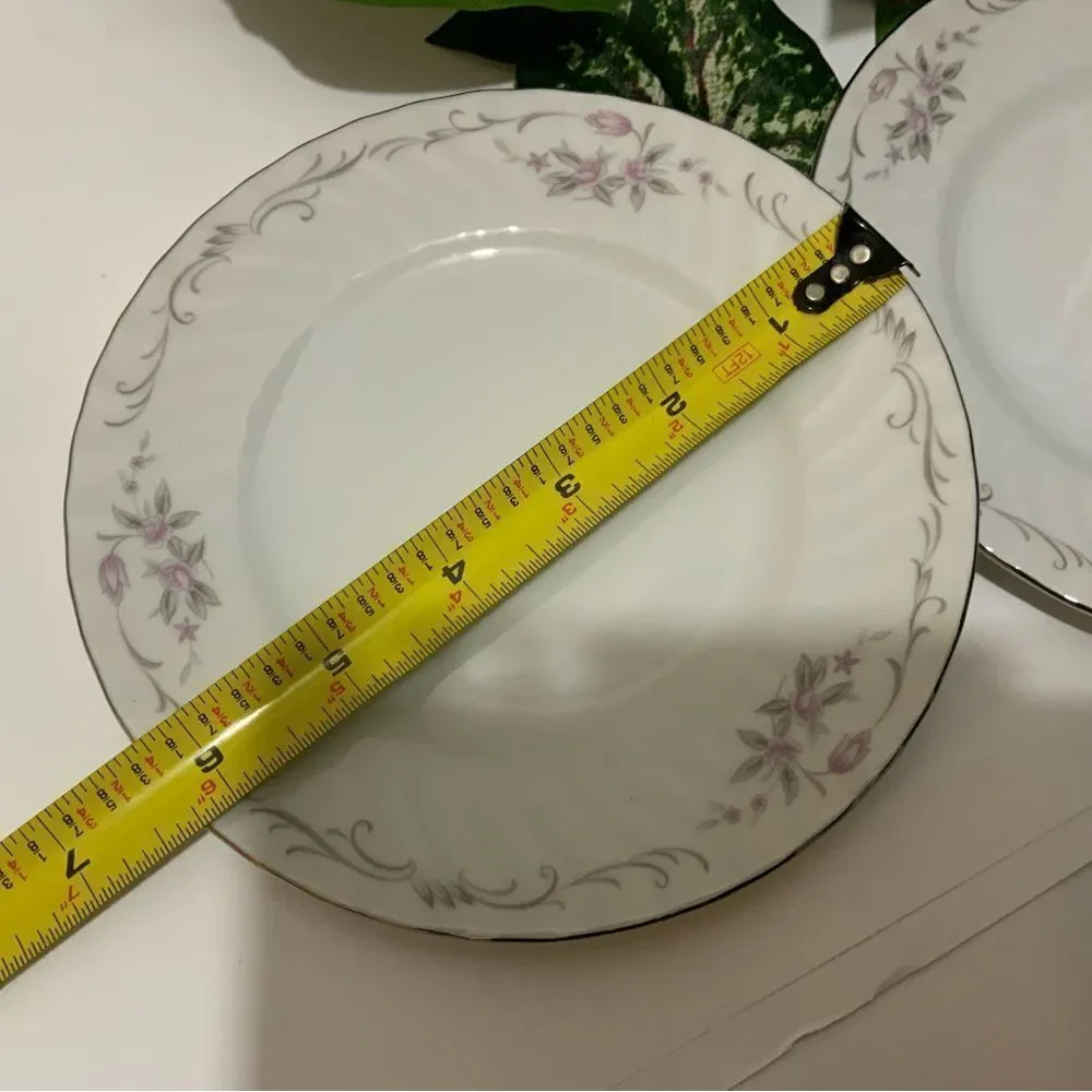 Genuine Porcelain China Gold Standard Made in Japan 2 Bread Dessert Plate 6 3/8